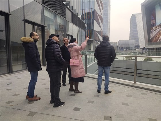 外賓來訪上海項目部