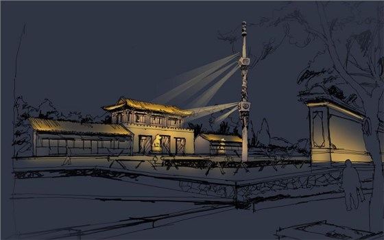 古建筑亮化設(shè)計 