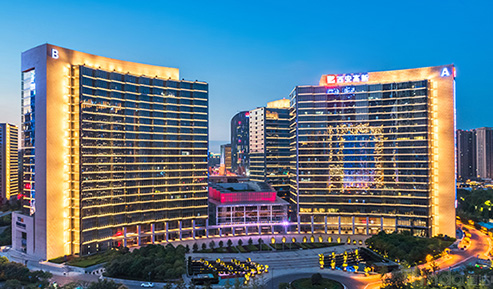 西安高新區(qū)管委會樓體亮化