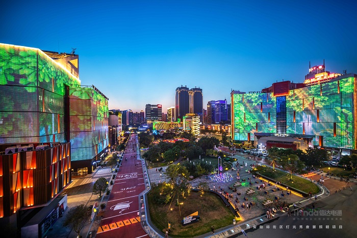 西安咖啡街區(qū)-樓梯聯(lián)動