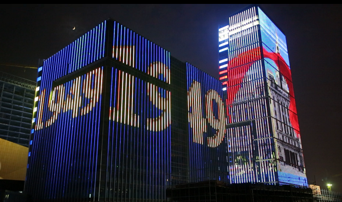 央視上海總站國際傳媒港燈光項目